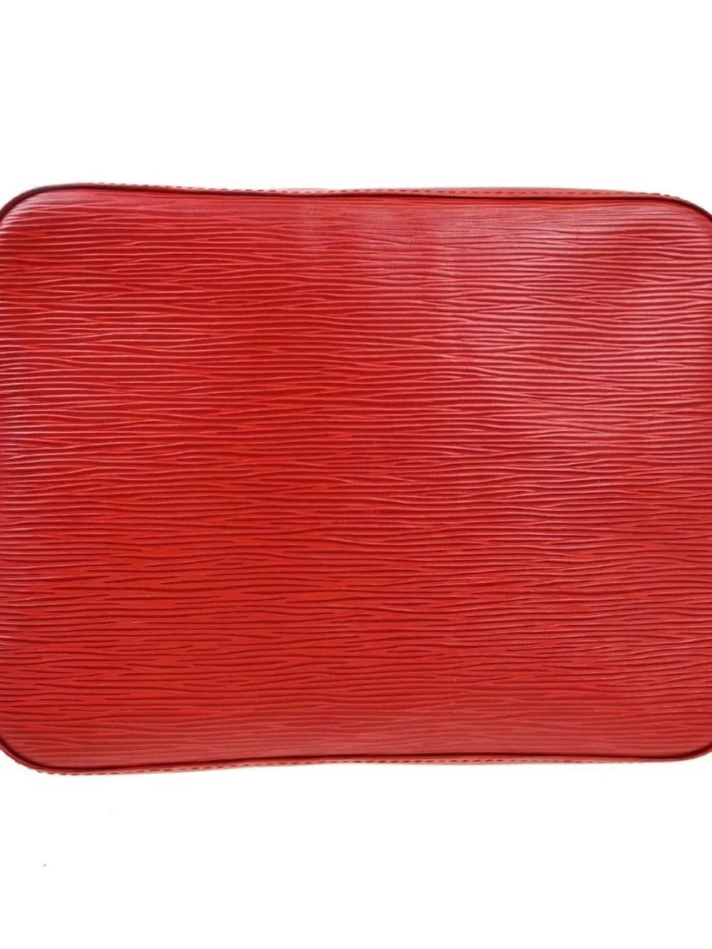 Best05 Louis Vuitton Red Epi Petite Noe Shoulder Bag